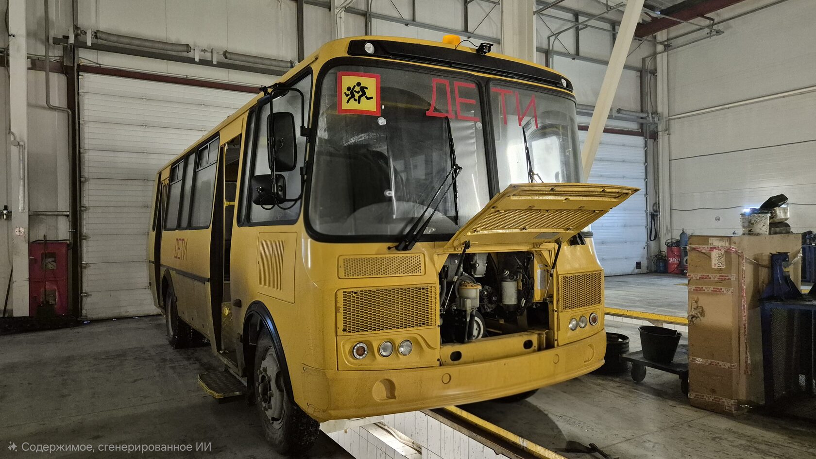 Школьный автобус обслуживание