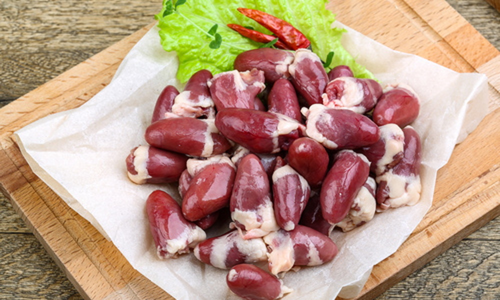 Куриные сердечки фото сырые