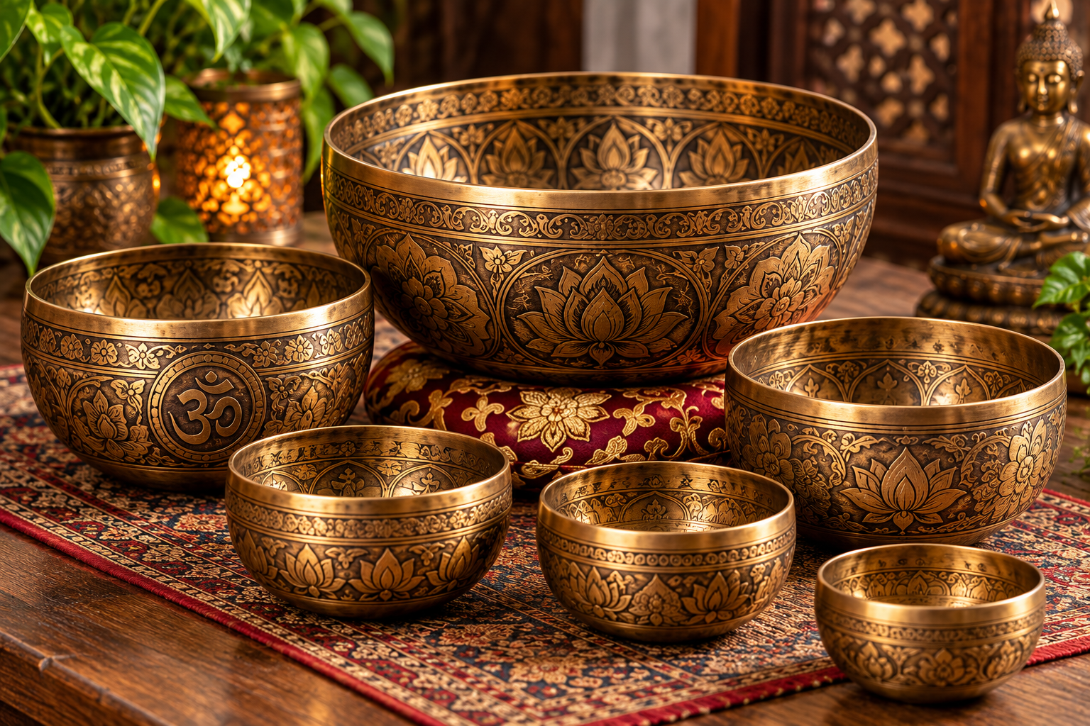 Carving Bowls — резные поющие чаши с ручной резьбой