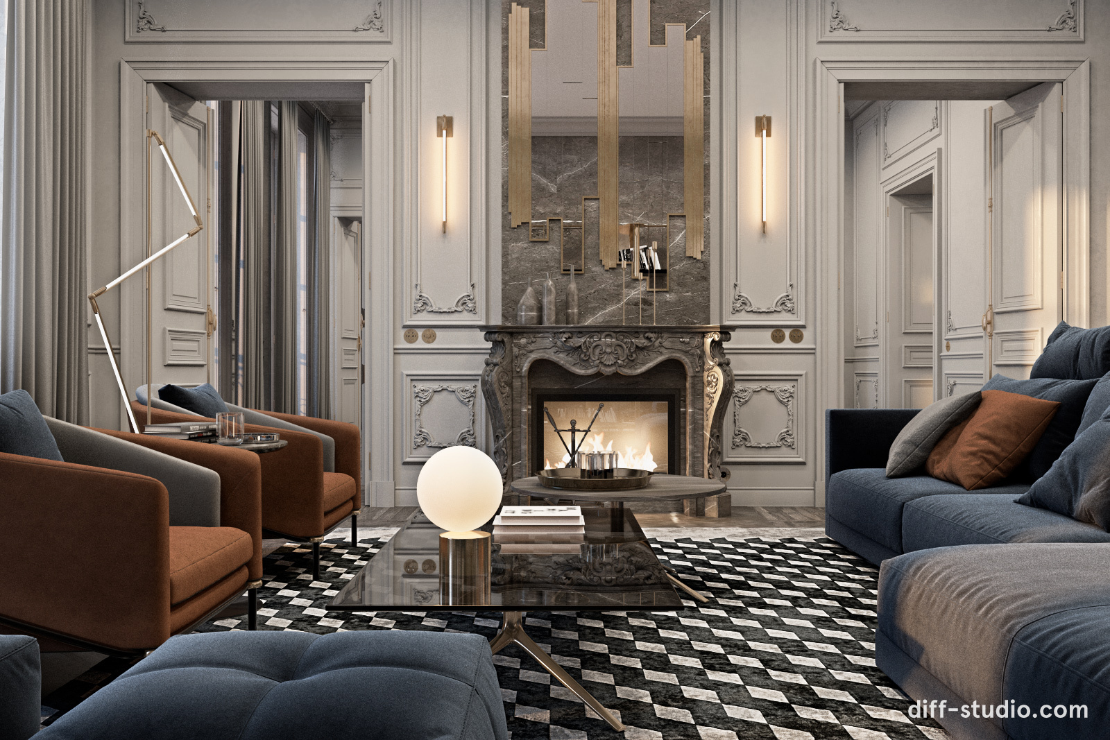 Overlooking the Louvre