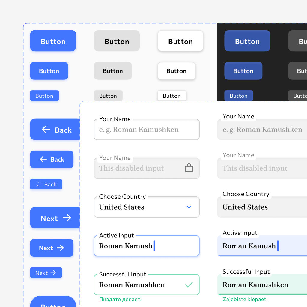 Figma Android iOS design system - Mobile UI kit & app templates