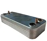Теплообменник ГВС Electrolux, Beretta, 148 мм, 12 пл., с бортиками, ZILMET, 17B1901201, 39860840
