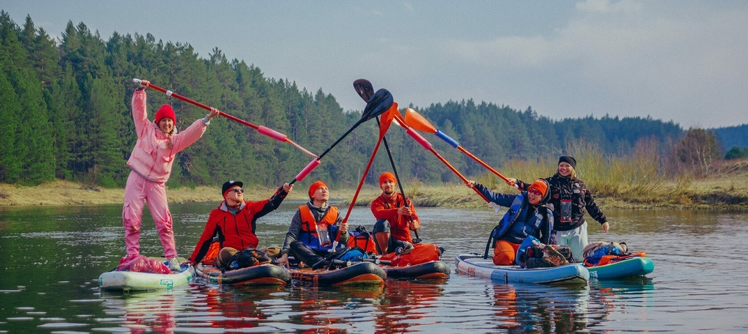 Sup на реке