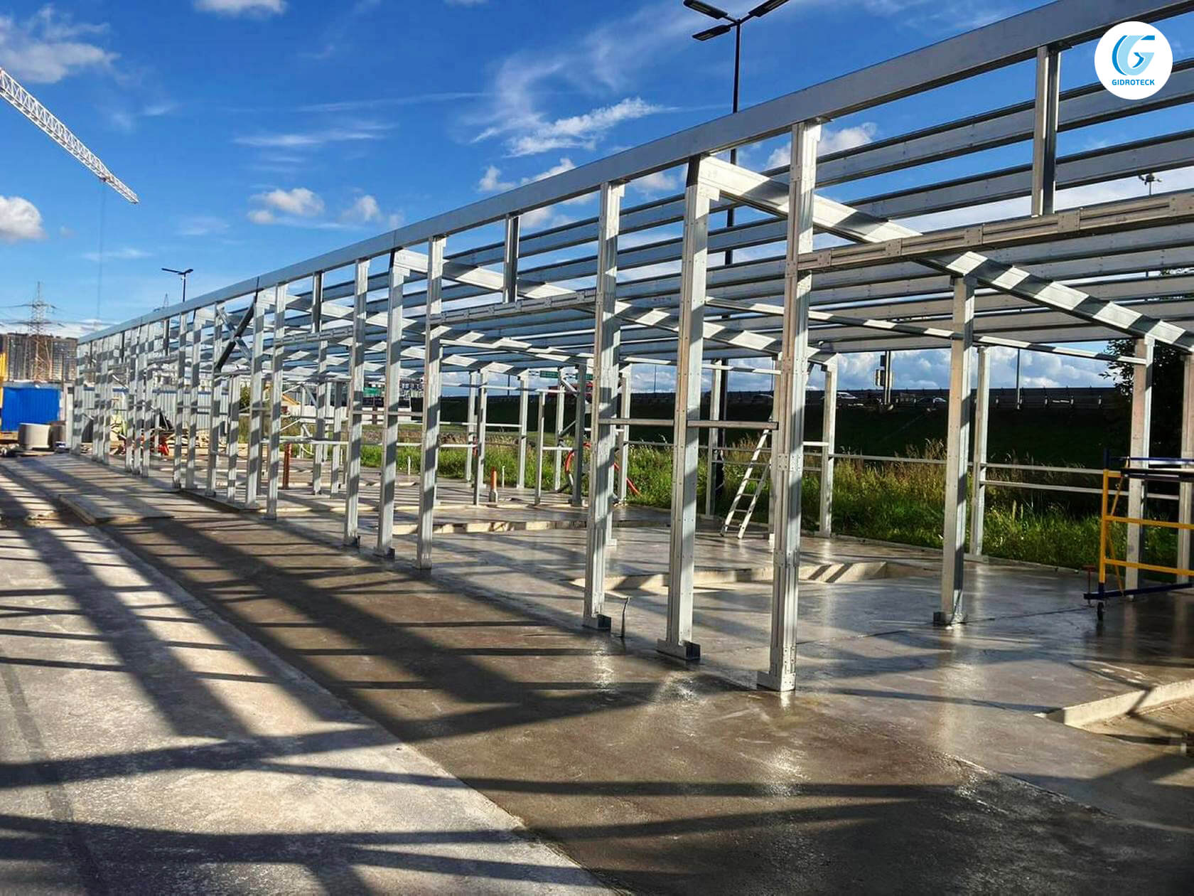 быстровозводимое сооружение из ЛСТК