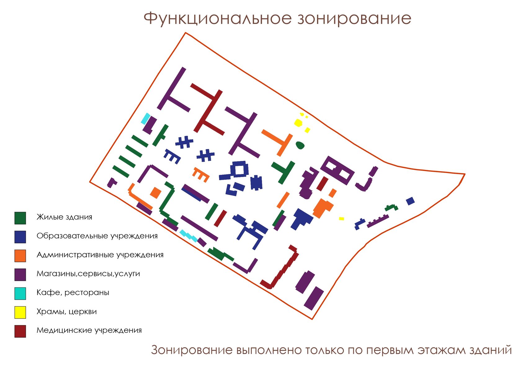 Функциональное зонирование жилого дома