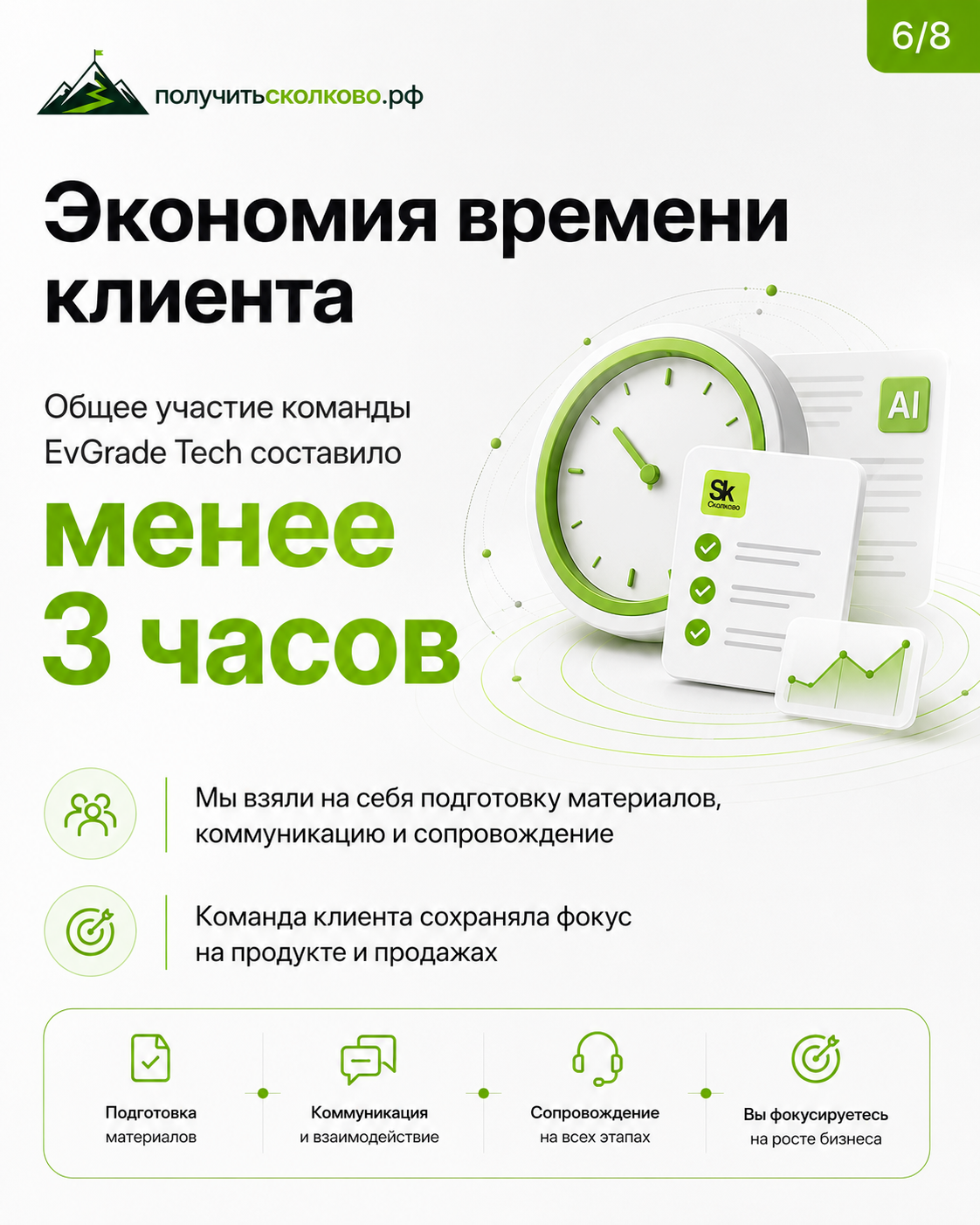 Материал EvGrade Tech для кейса о статусе Сколково