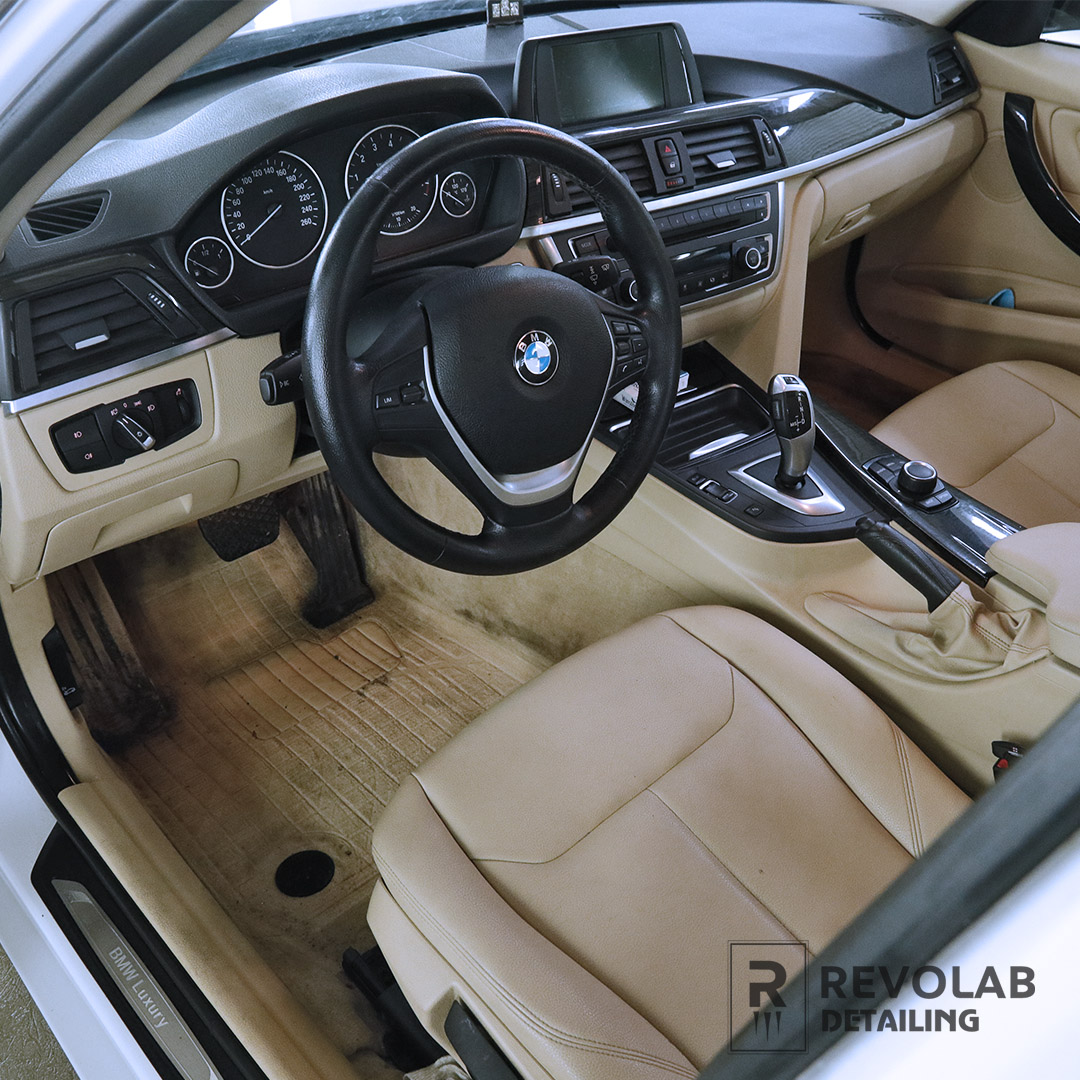 BMW 3-series до химчистки