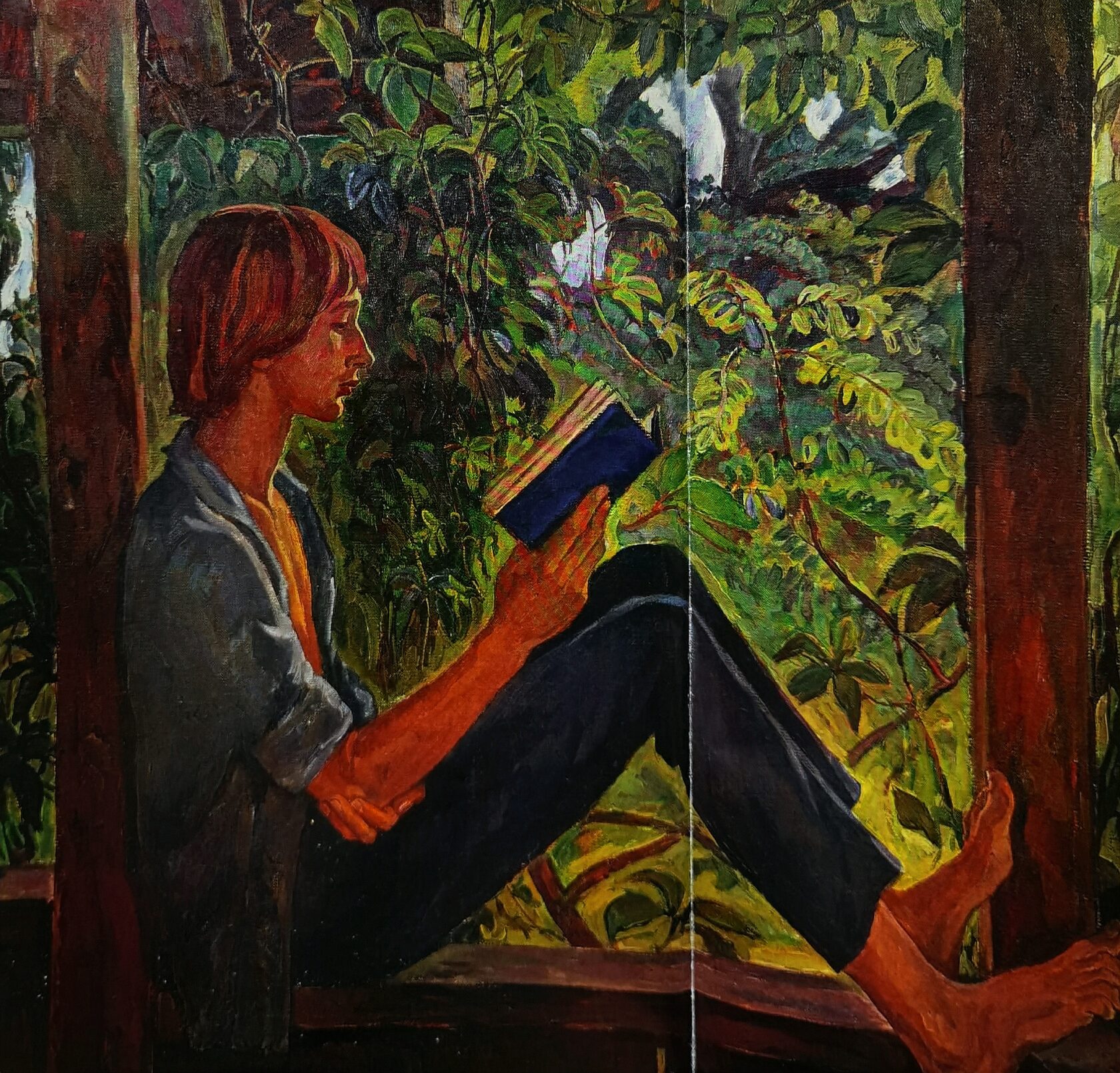 На террасе. Портрет сына, 1973 г.
