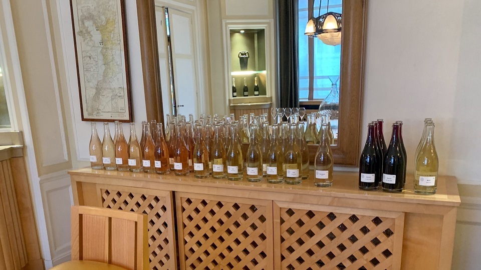 Tasting Cristal vins clairs, parcel by parcel