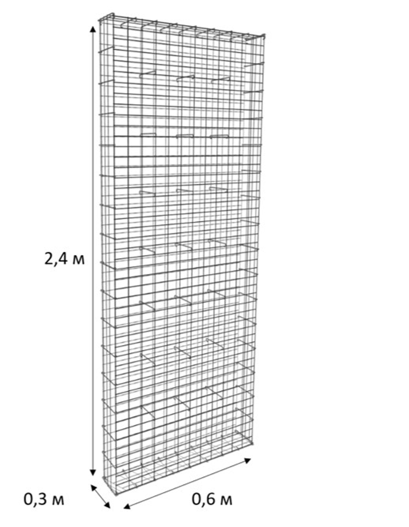 Купить габионы пергон для забора – 2,4х0,6х0,3 в Санкт-Петербурге по ...