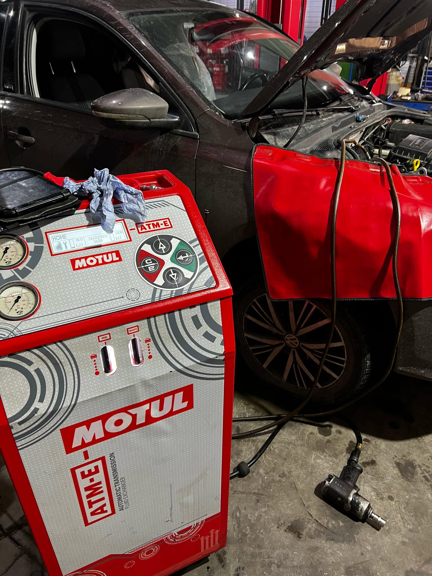 Состояние старого масла в АКПП AISIN