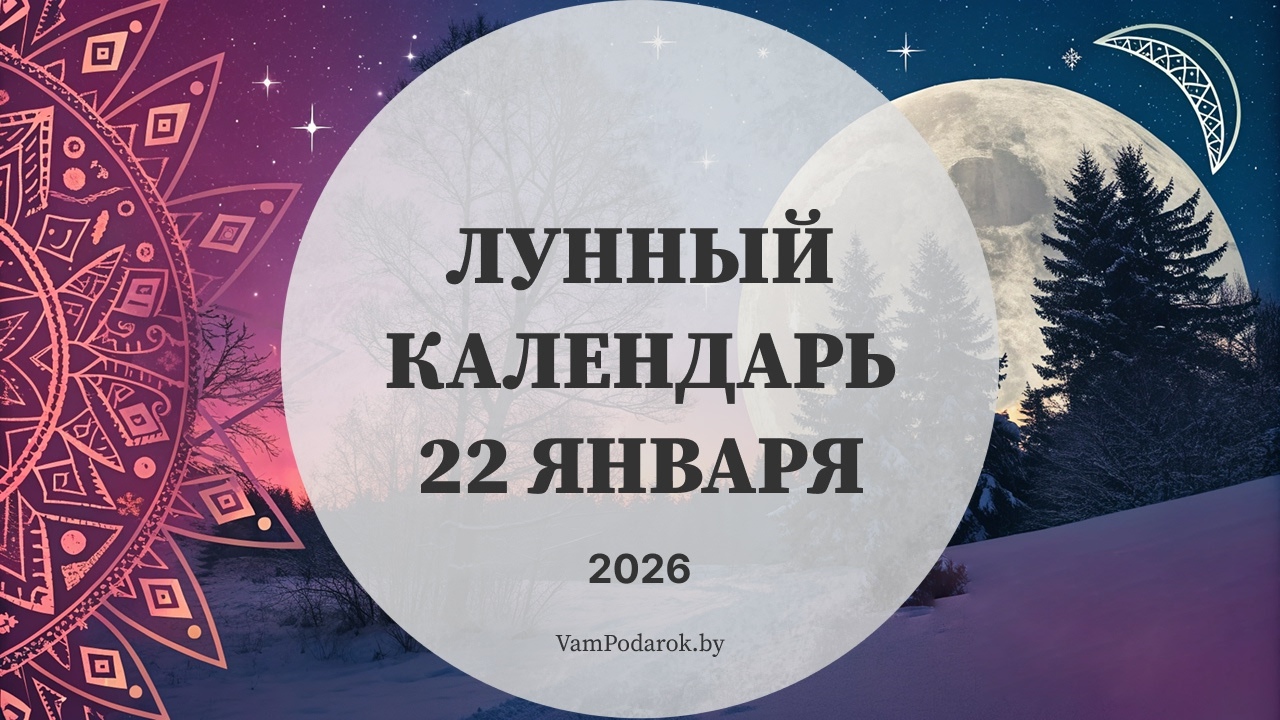 Лунный календарь на 22 января 2026 года