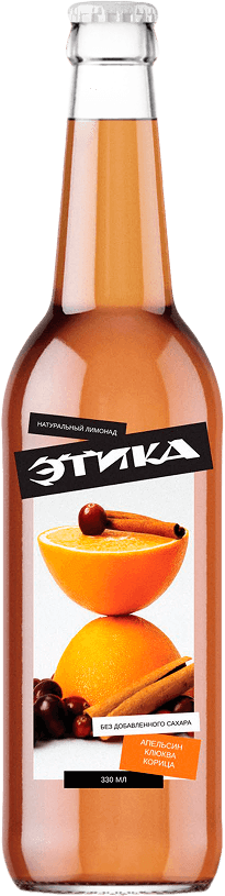 Лимонад Этика Апельсин, клюква, корица