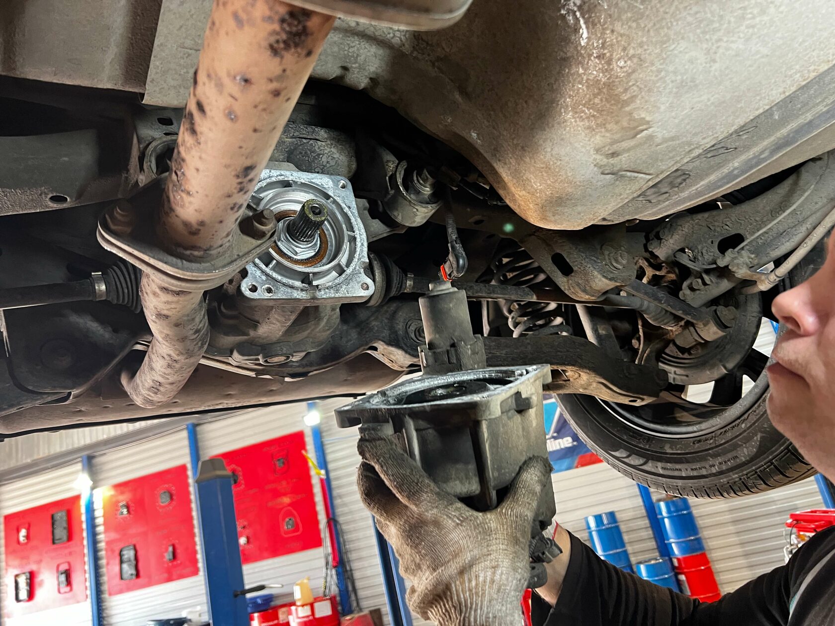 Демонтаж муфты Kia Sportage