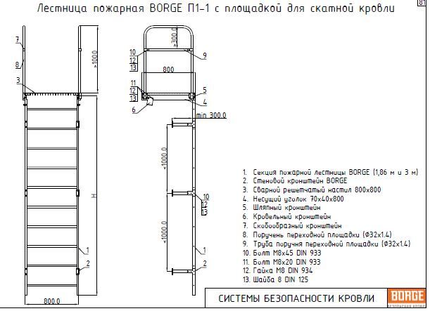 Лестница п1 1 чертеж dwg