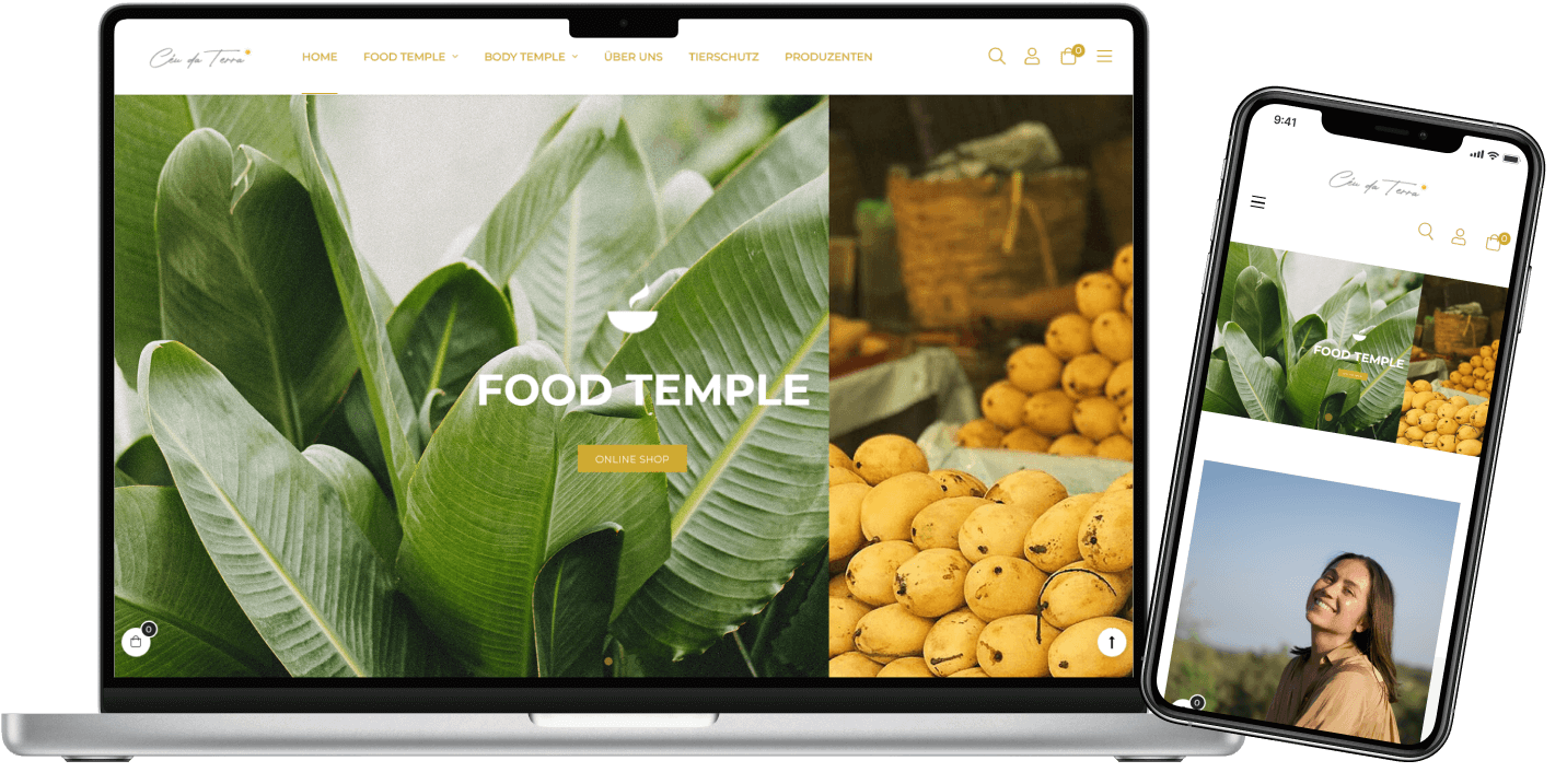 Céu da Terra: Loja online de alimentação natural e biológica