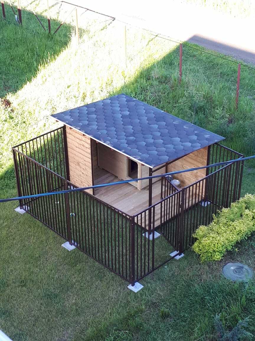 Фото вольеров для собак в частных домах