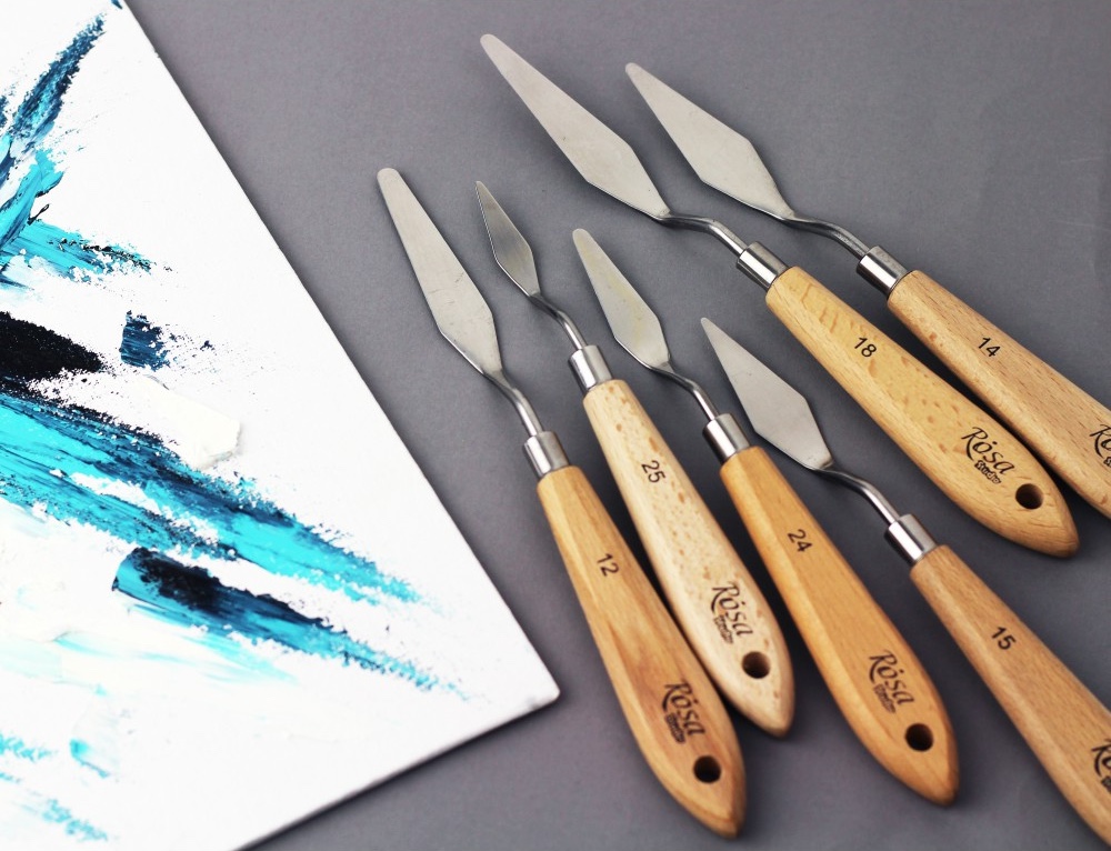 Мастихін у живописі олією, створення текстур та об’ємних мазків на полотні