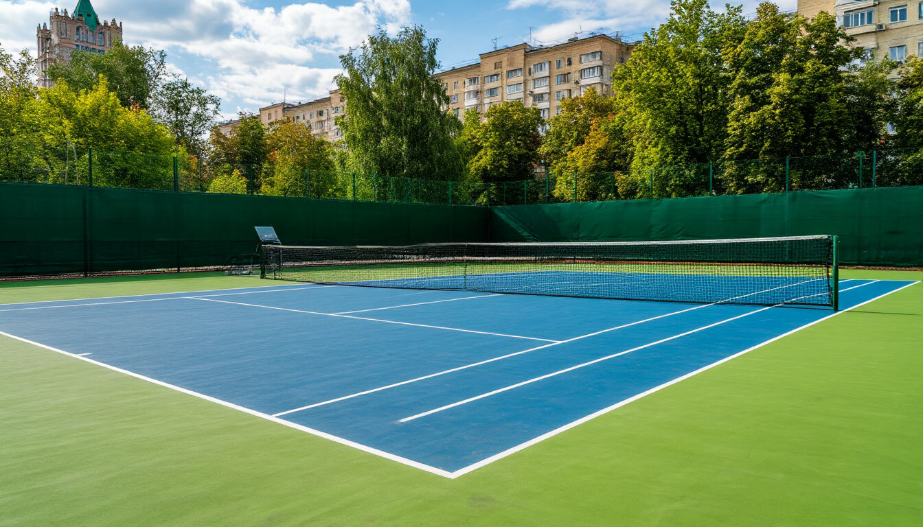 Теннисный корт в Москве
