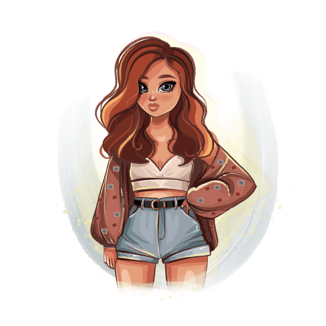 Digital-рисование Милашка-Мультяшка