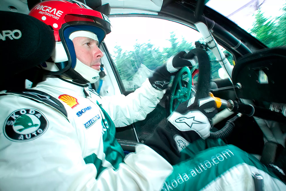 Колин Макрей, тесты Škoda Fabia WRC, 2005/Фото: Malcolm Griffiths / Motorsport Images