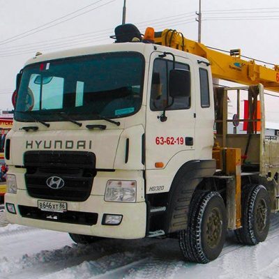 Автомобиль HYUNDAI с краном-манипулятором (гп 10т)