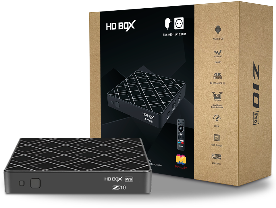 Android TV медиаплеер HD BOX Z10 PRO