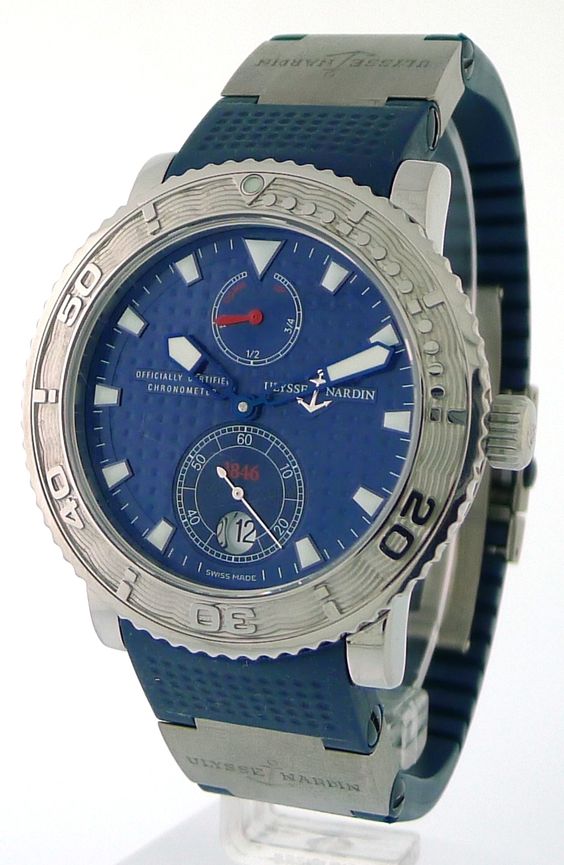 Ulysse nardin marine diver. Ulysse Nardin Marine Diver Blue. Ulysse Nardin Maxi Marine Diver Blue.