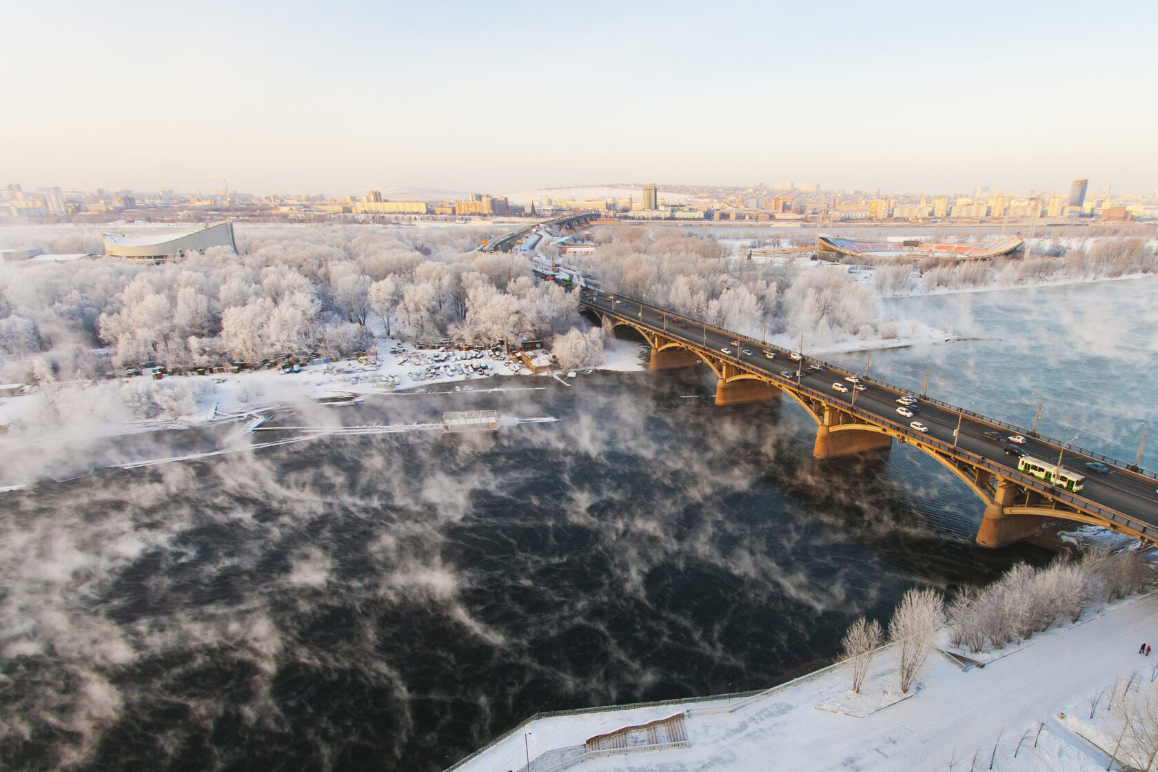 красноярск достопримечательности зимой