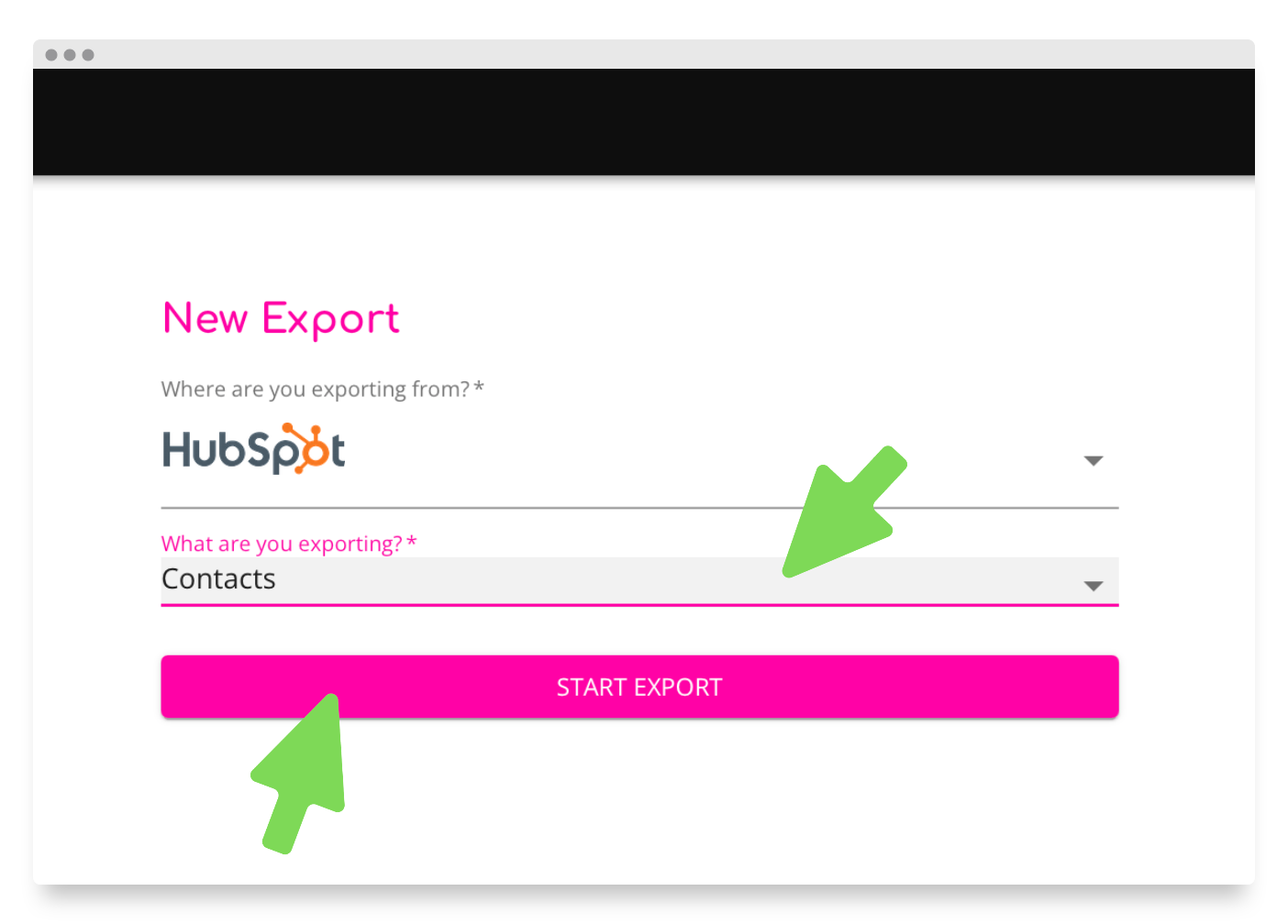 Help Article | How-To Set Up Data Export