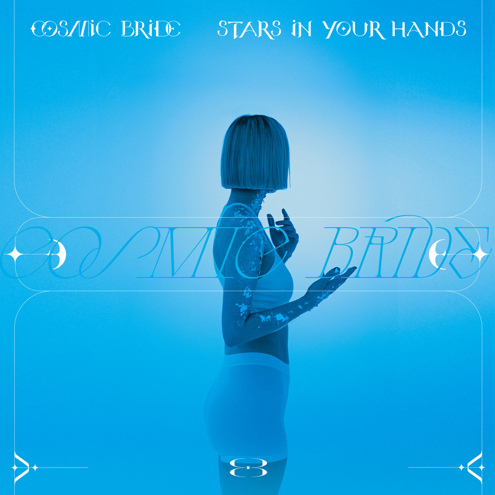 обложка для трека / девушка в эстетике холода и льда