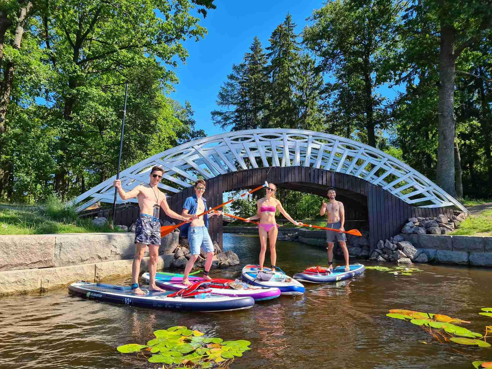 Прогулка на SUP к Выборгскому замку и парку Монрепо | BEAVERS SPb