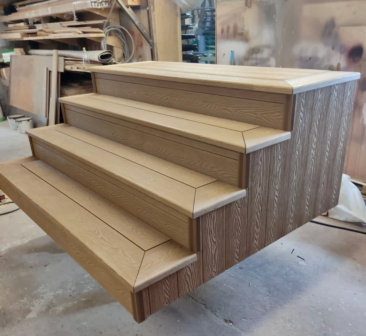 Деревянные ступеньки для бассейна - Сергей Потапов