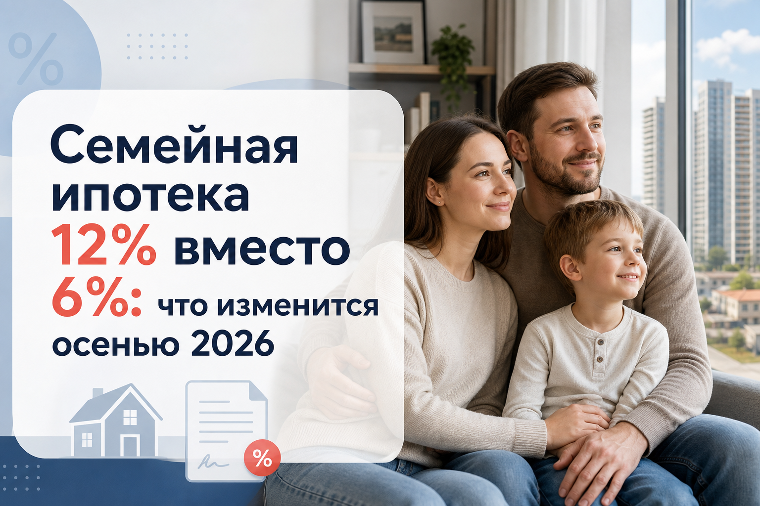 Семейная ипотека 2026 — что изменится осенью