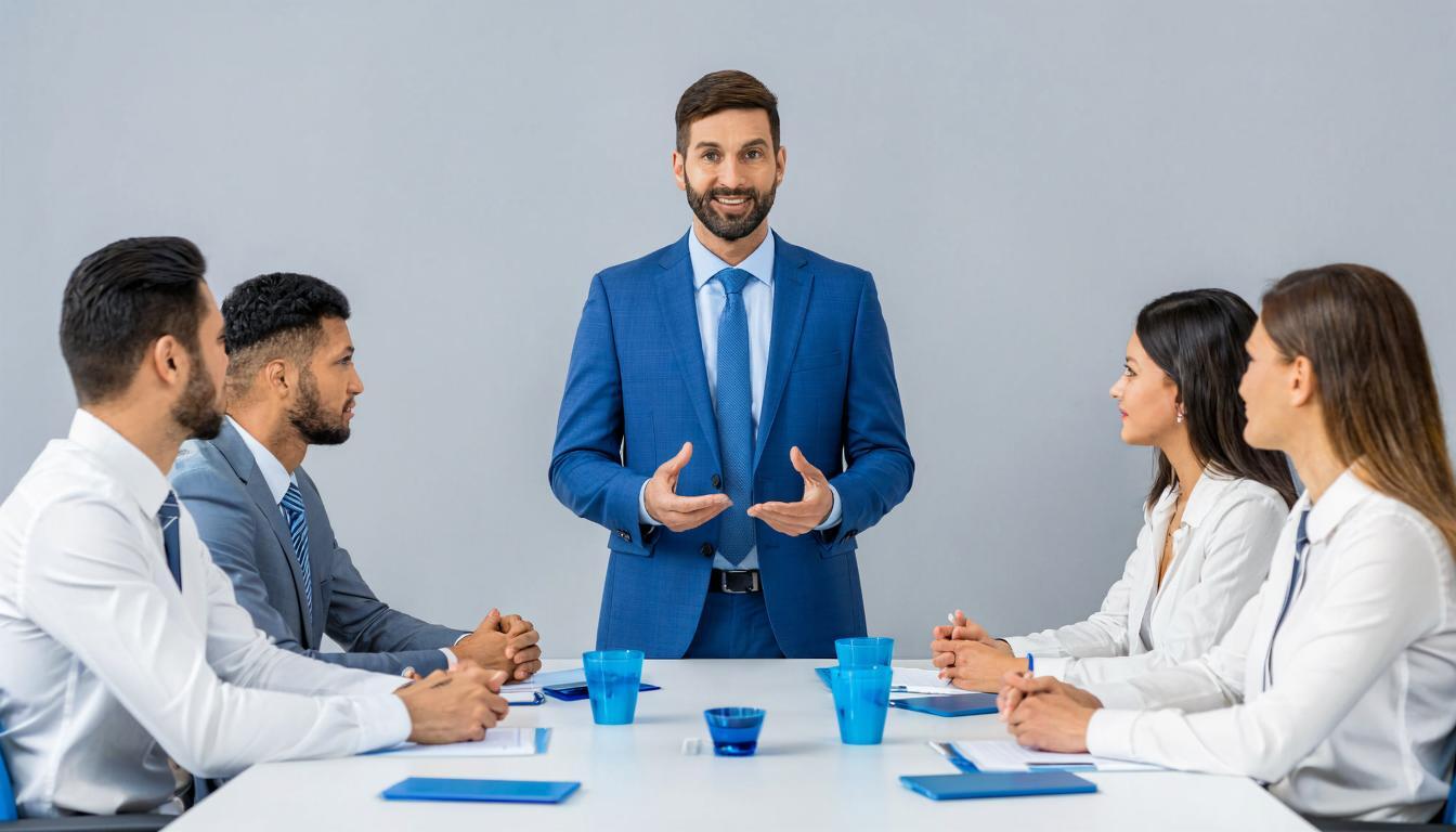 Руководитель проводит планёрку