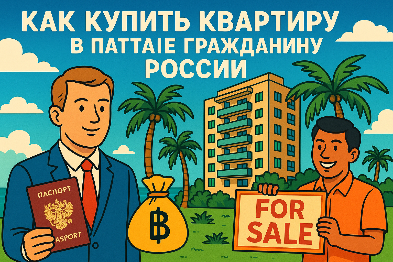 Паттайя — не только курорт с активной ночной жизнью, но и перспективное направление для инвестиций в недвижимость. Особенно для россиян, которые всё чаще выбирают Таиланд не только для отдыха, но и для постоянного проживания или получения дохода от аренды