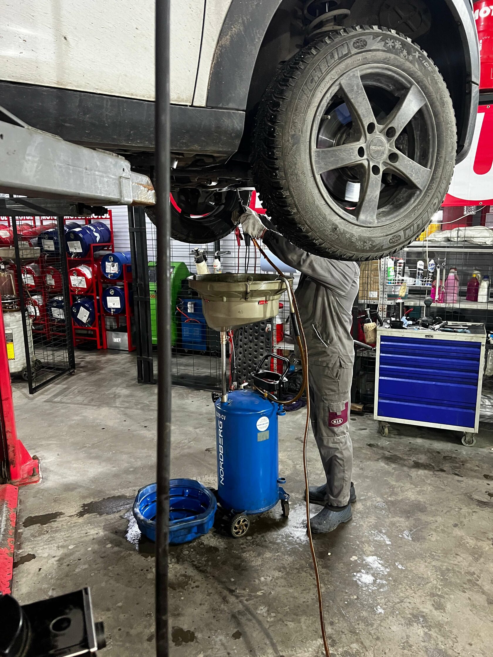 Повторная заправка масла в АКПП