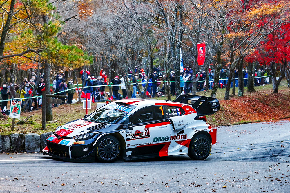 Себастьен Ожье и Венсан Ландэ, Toyota GR Yaris Rally1 (A-6627), ралли Япония 2022