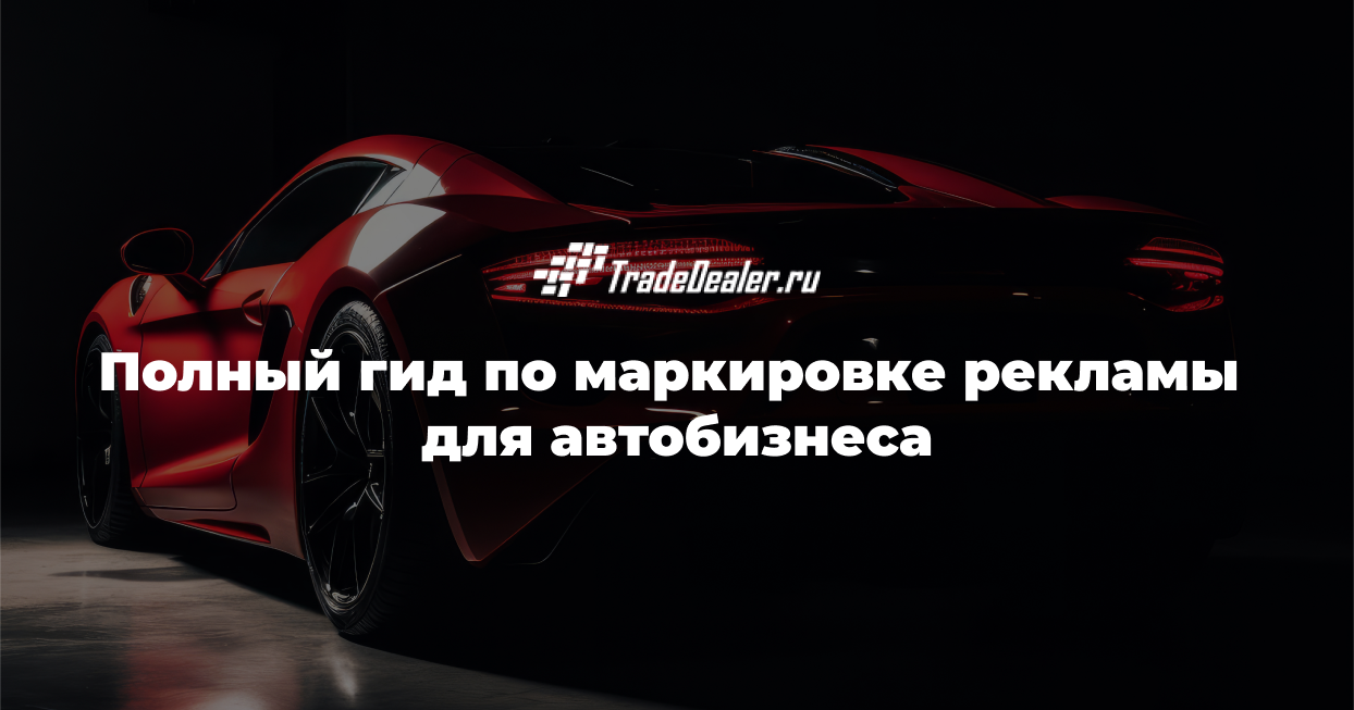 Как маркировать рекламу автобизнесу?