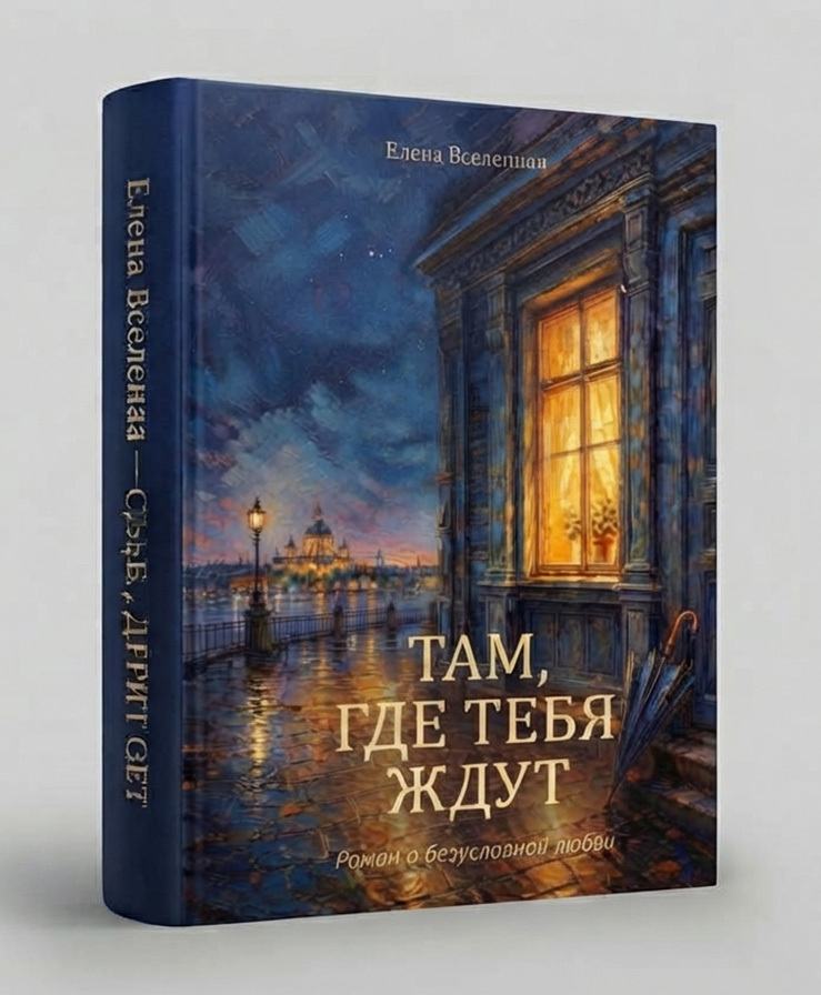 Обложка романа «Там, где тебя ждут» Елены Вселенной