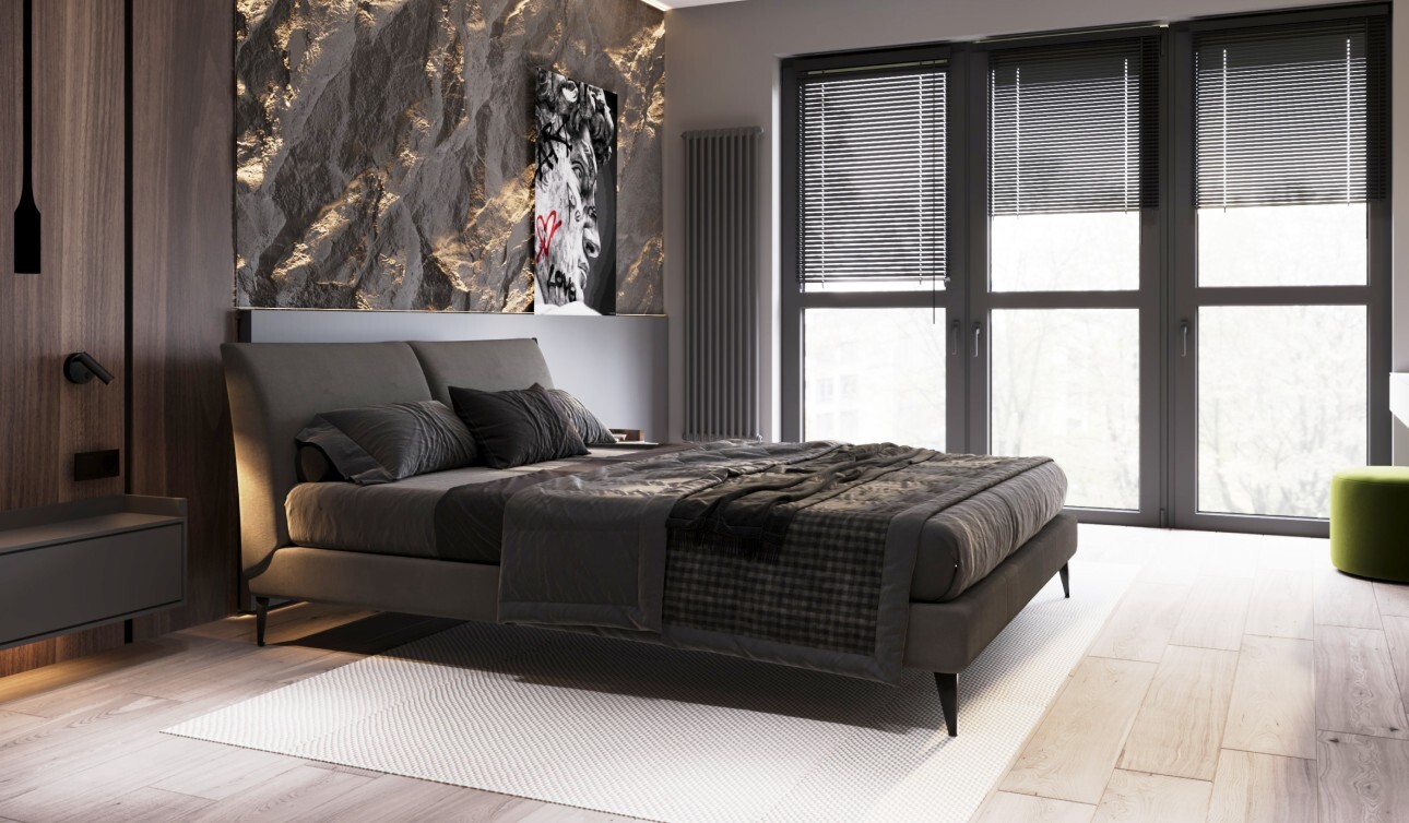 кровать для маленькой спальни