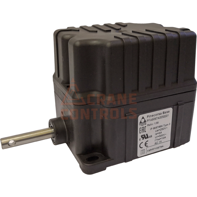 Поворотный концевой выключатель Base 1:75, 2 кулачка, IP69 - TER