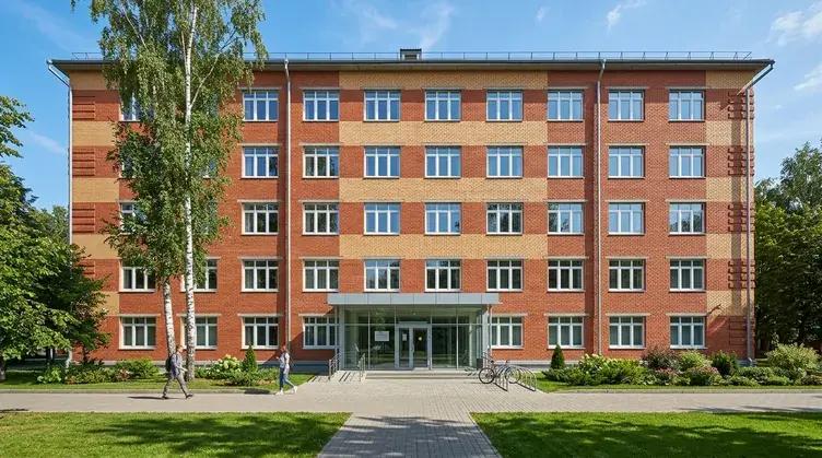 Дверные блоки ПВХ в общежитии машколледжа