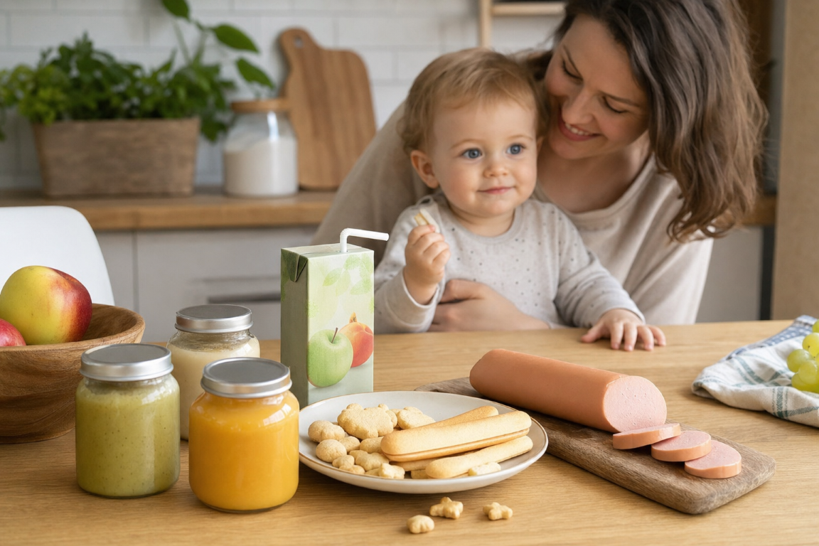 Детская еда без соли и сахара — натуральные продукты