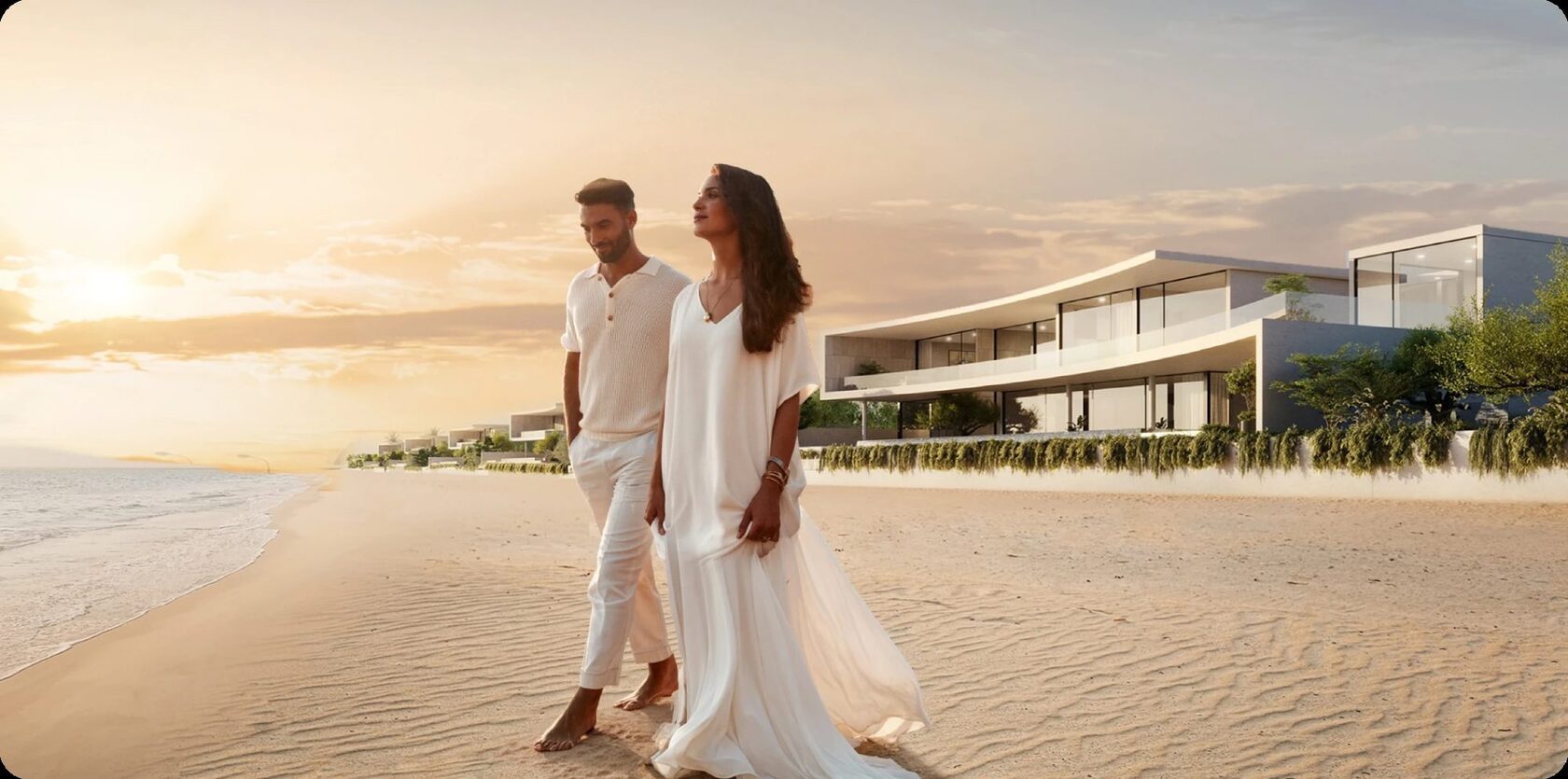 Beachfront villas of Marsa Al Saadiyat