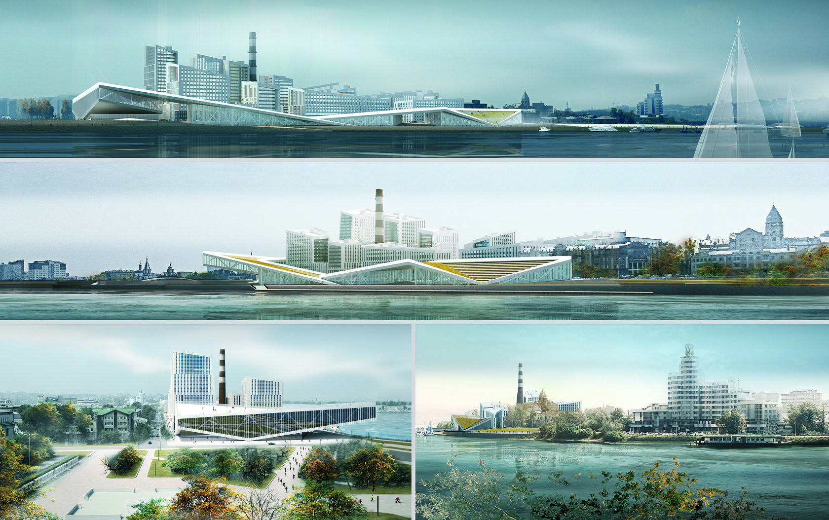 Architecture am. Креативное архитектурное переустройство советских городов. Архитектурное бюро Isaev Architects. – Проект визуализации точки зрения на архитектуру ИС.