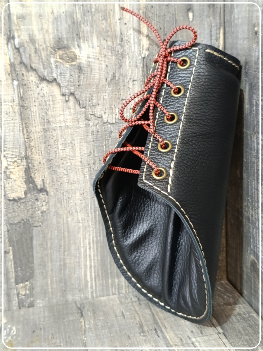 Рукав защитный чёрный для груши силомера