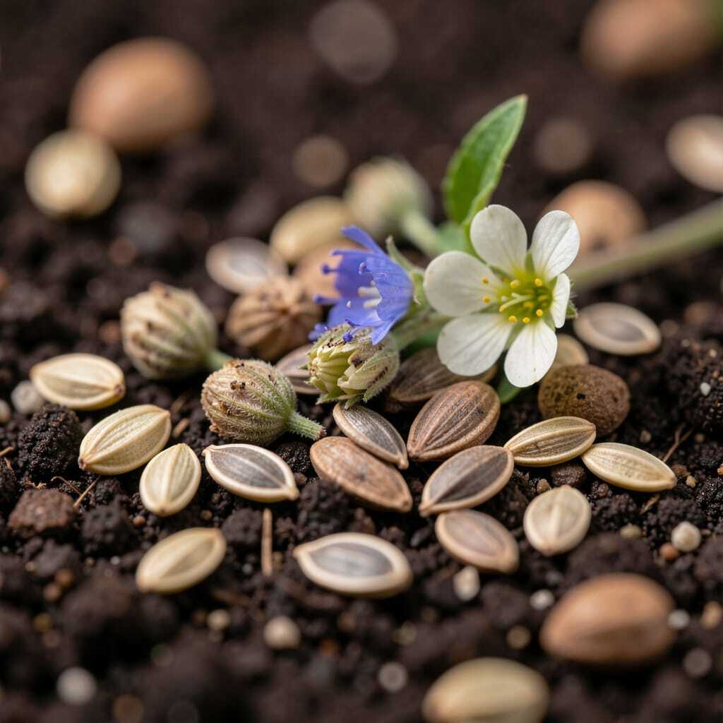 Wild meadow herb seeds