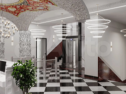 Вход в бизнес центр