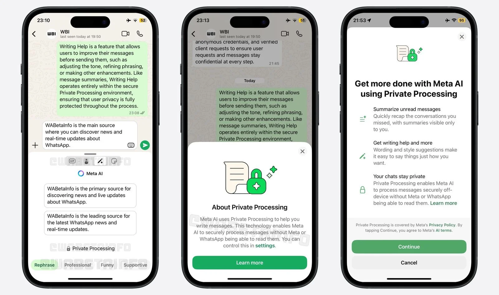WhatsApp представил функцию автоматического написания сообщений от имени пользователя